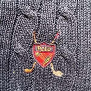 Ralph Lauren Polo Golf Navy Sweater-size XL(24x27.5)